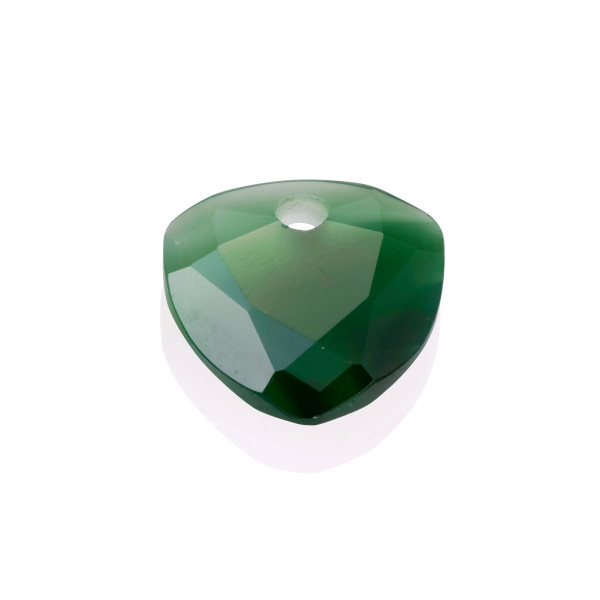 Sparkling Jewels Green Onyx Trillion Cut Ketting Edelsteen PENGEM53-TRI