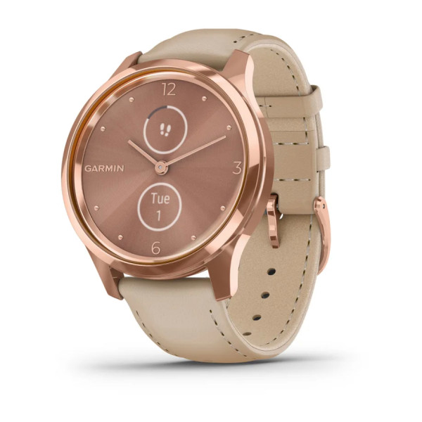 Garmin vivomove Luxe 18k rosé goudkleurig smartwatch 010-02241-01