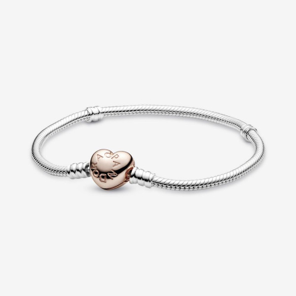 Pandora Moments Heart&Snake Chain Bracelet 580719-18