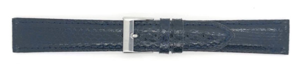 Horlogeband van echte hagedissenleer 00000190 22 mm