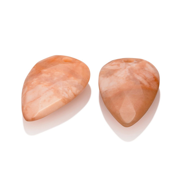 Sparkling Jewels - Blossom Oorbel Edelsteen EAGEM32-BS Peach Rhodonite