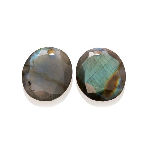 Sparkling Jewels Labradorite Large Ovale oorbel edelstenen EAGEM18-RO