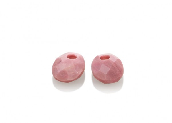 Sparkling Jewels - Creoolhangers EAGEM24-SO Pink Rhodonite Twist Oval