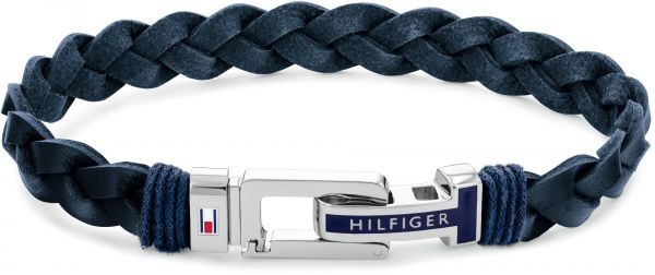 Tommy Hilfiger - Armband TJ2790308 Blauw Gevlochten Leer