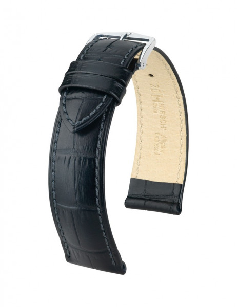 Hirsch Duke Horlogeband zwart XL 20mm