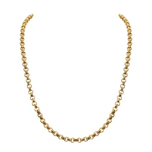 Sparkling Jewels Ketting SNGM060 Gold Plated Silver 60 cm