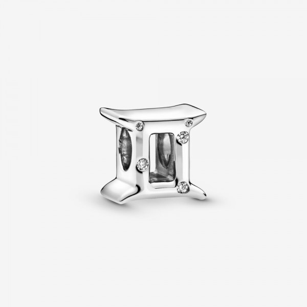 Pandora - Zilveren Bedel 798428C01 Sprankelende Tweeling Sterrenbeeld