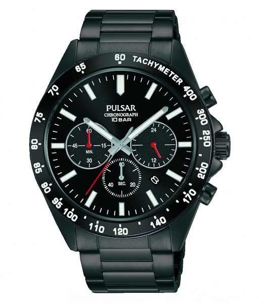 Pulsar - Horloge - PT3A79X1 Black Chronograaf