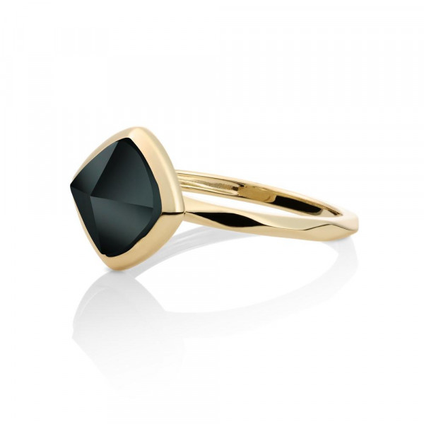 Sparkling Jewels - Gouden Ring SRIG01-G07-56 Onyx