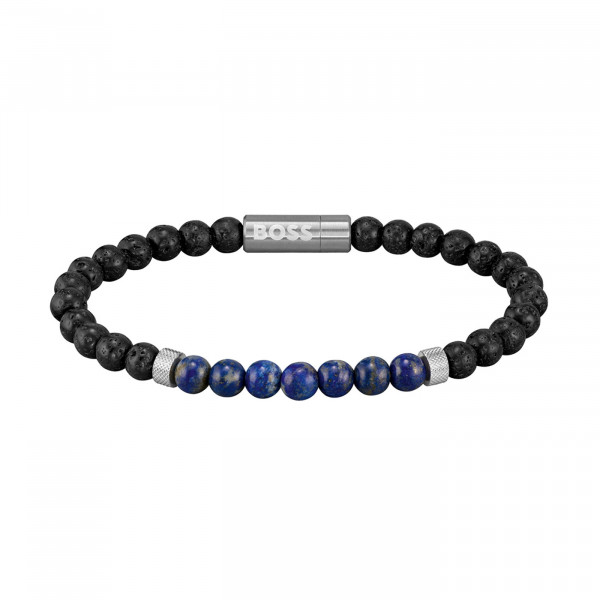 Hugo Boss - Armband Beads Blauw & Zwart - HBJ1580271