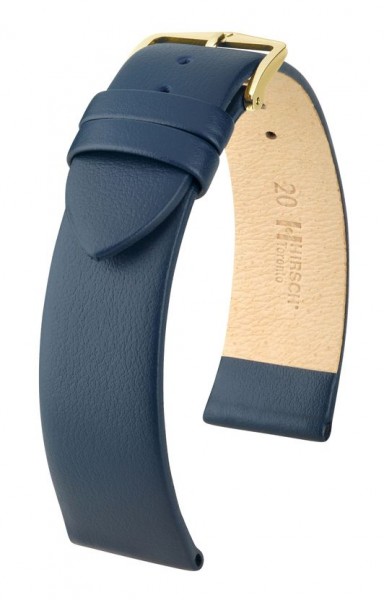 Hirsch Horlogeband Toronto Blauw M 14mm