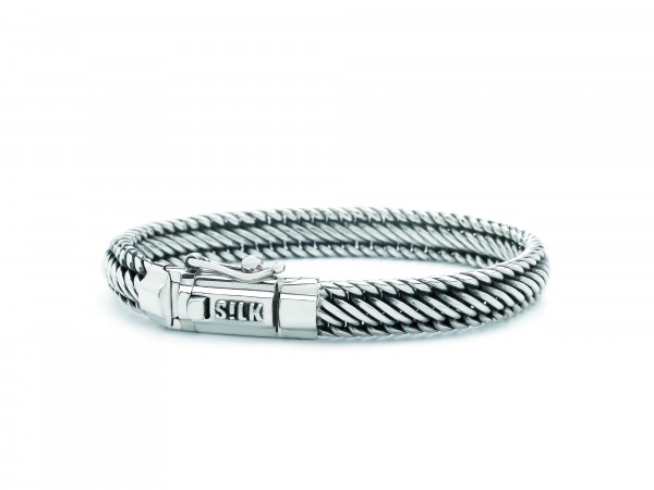 Silk - Zilveren Armband 743.18 Weave
