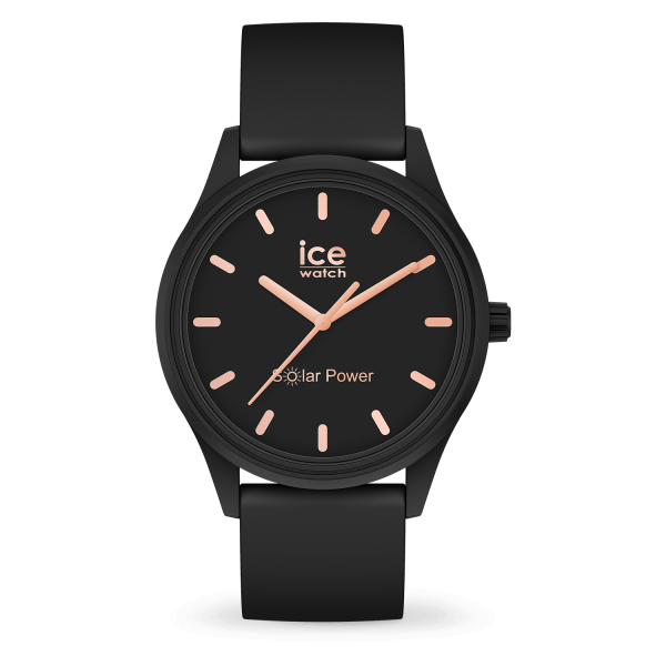 Ice-Watch - Solar Power IW018476 Zwart-Roze - 36mm
