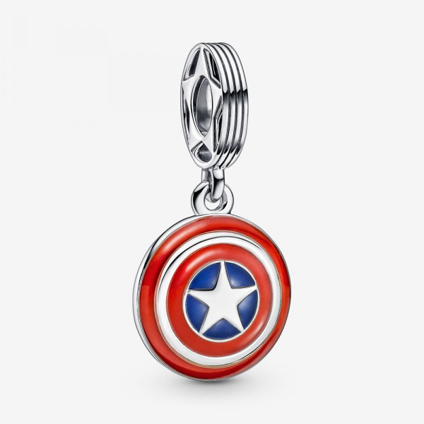 Pandora - Zilveren Marvel The Avengers Bedel 790780C01 Captain America Schild