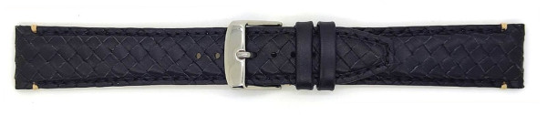 Horlogeband Handgevlochten Kalfsleer 00011720 20 mm