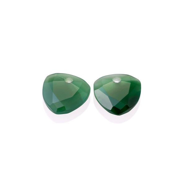 Sparkling Jewels Green Onyx Trillion Cut Oorbel Edelsteen EAGEM53-TRI