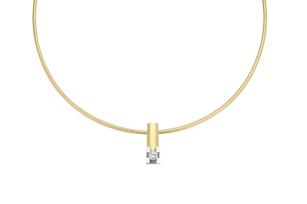 Briljant - Volonta Gouden Hanger 0,10crt Diamant