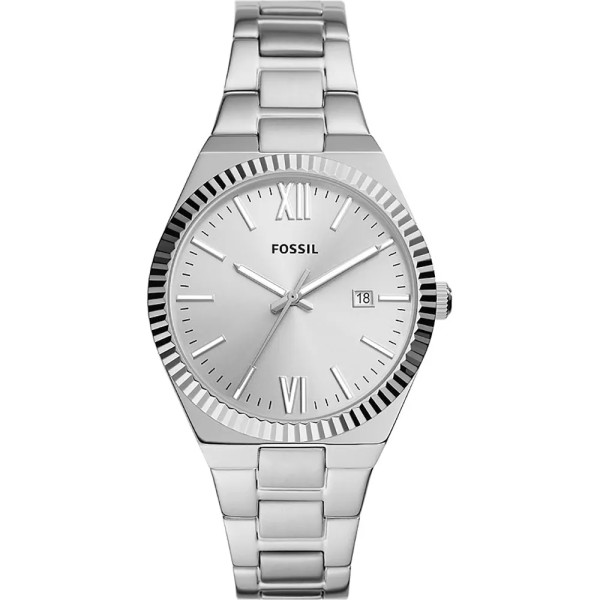 Fossil Scarlette Zilverkleurige Horloge ES5300