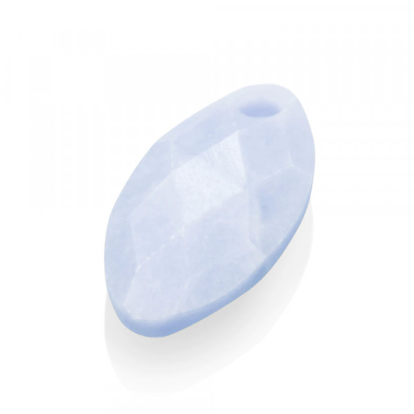 Sparkling Jewels - Ketting Edelsteen PENGEM47-FCT-S Blue Lace Agate Leaf