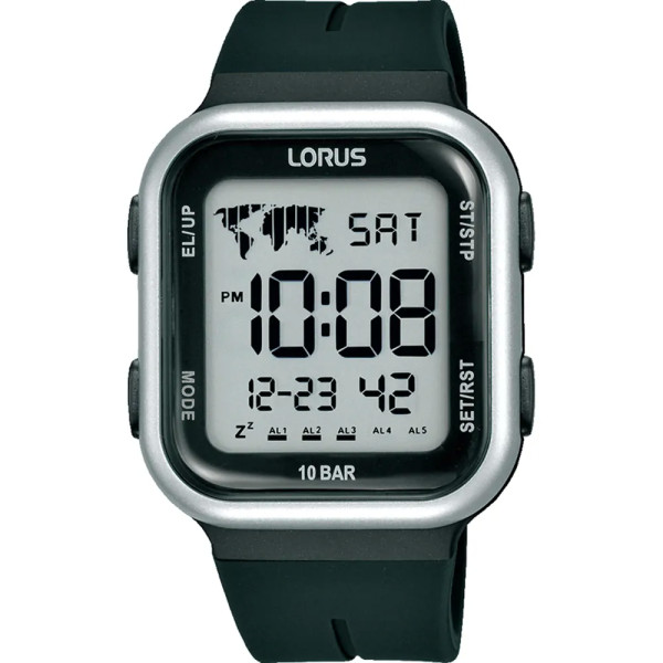 Lorus Digitale Horloge Zwart R2351PX9