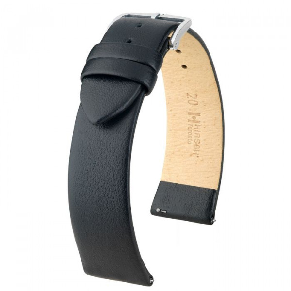Hirsch horlogeband Toronto zwart M 20mm