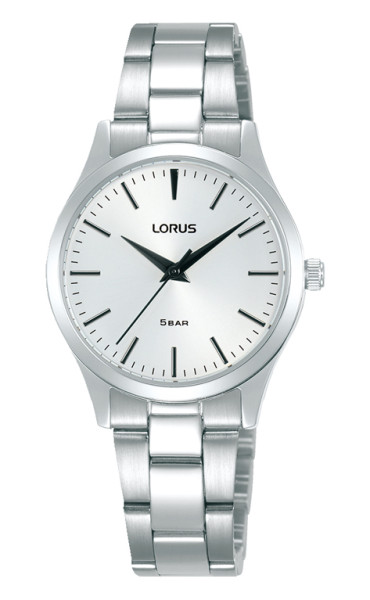 LORUS Horloge Staal Zilverkleurig-Wit 28 mm RRX77HX9