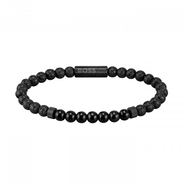 Hugo Boss - Armband Zwarte Beads - HBJ1580272