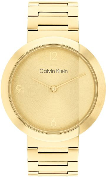Calvin Klein Goudkleurige Unisex horloge 38 mm CK25200290