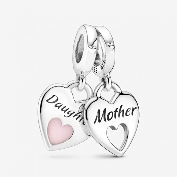 Pandora Moments - Moeder Dochter Double Heart 799187C01