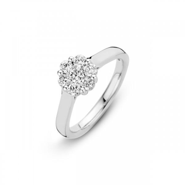Briljant - Premium Collectie Witgouden Damesring 0,24crt Diamant