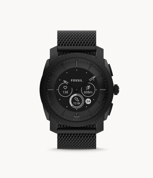 Fossil Machine Gen 6 Hybride smartwatch zwart FTW7062