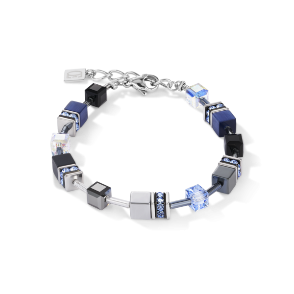 Coeur de Lion - Armband GeoCube 5011300700 Medium Blauw