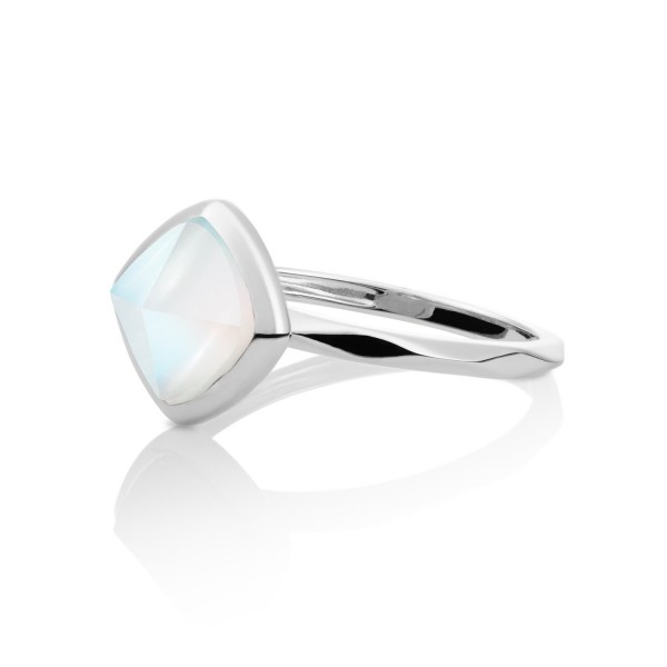 Sparkling Jewels -Zilveren Ring SRI01-G14-58 Opalite