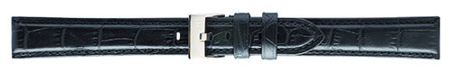 Horlogeband Kalfsleer met Alligator print 00086930 20 mm