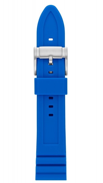 Fossil Horlogeband Blauw Silicoon 22mm - S221317