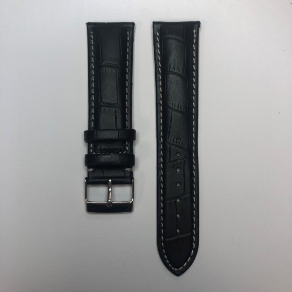 Remerko Horlogeband - Zwart - 22mm