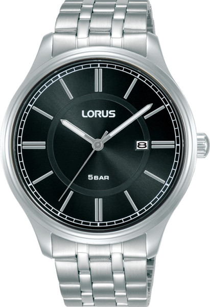 LORUS Horloge Staal zilverkleurig-zwart RH947PX9