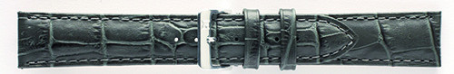 Horlogeband Kalfsleer met Alligator print 00085930 14 mm