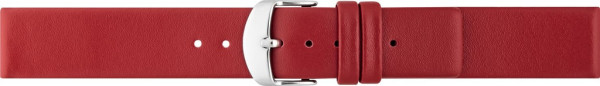 Horlogeband Kalfsleer Rood 16 mm