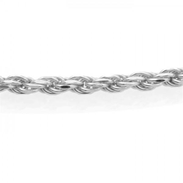 Sparkling Jewels - Zilveren Ketting SN-RPS-060 Rope - 60cm