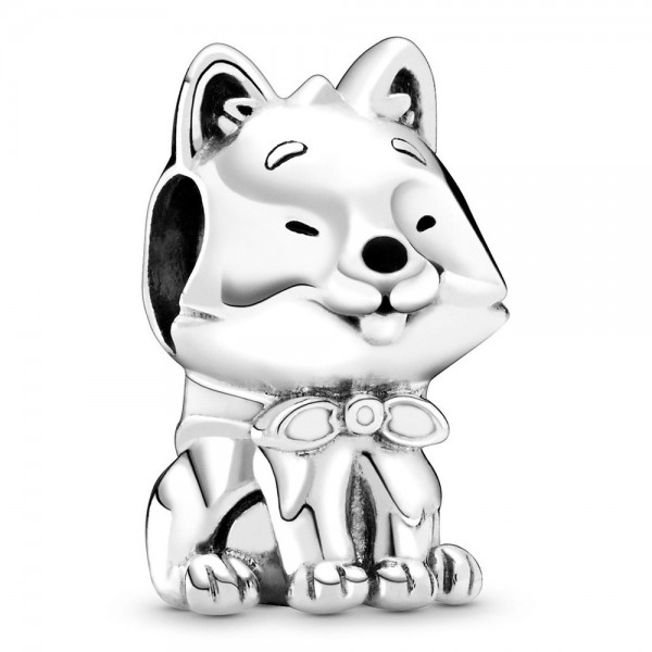 Pandora - Zilveren Bedel 799030C01 Japanse Akita Inu Hond