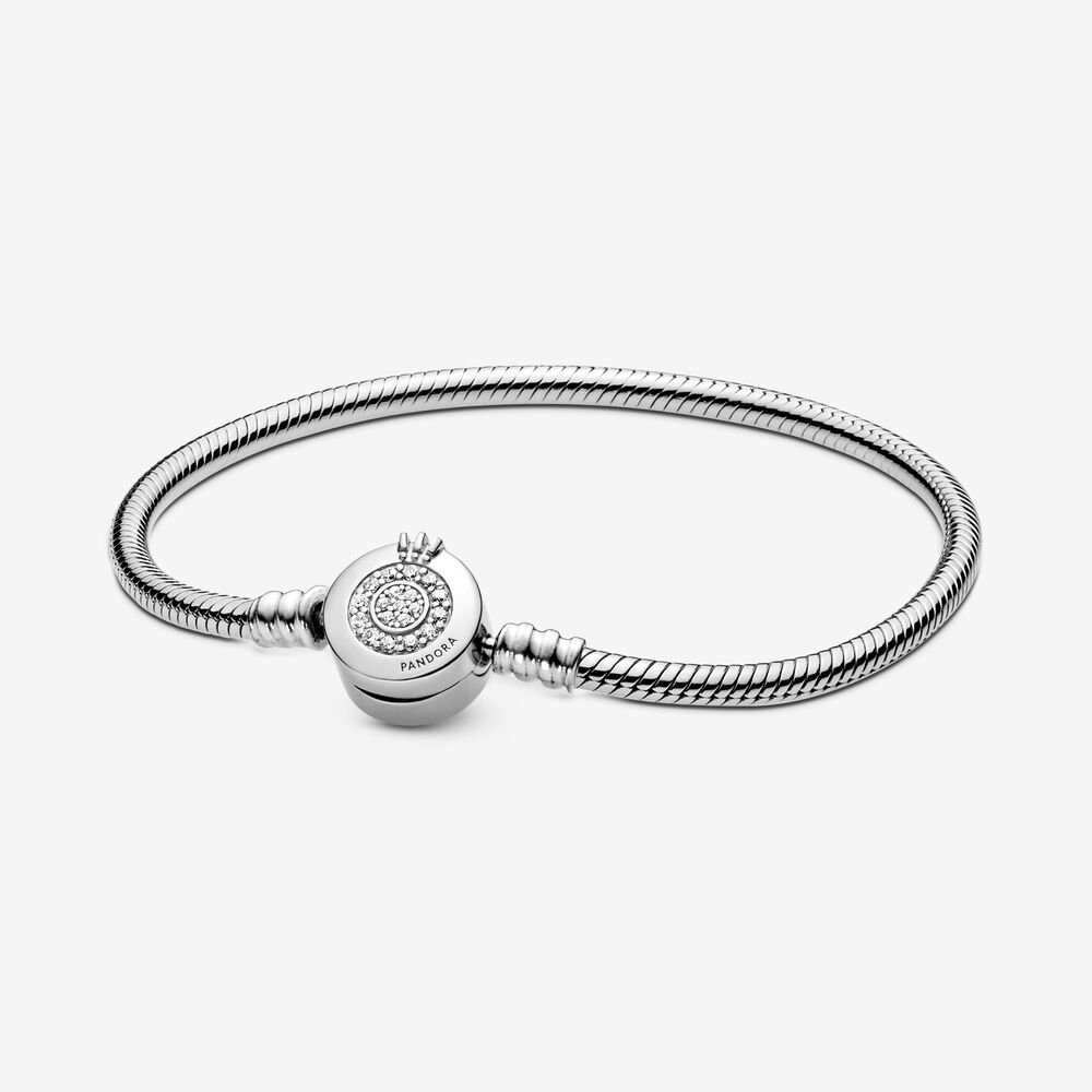 Knorrig Onbekwaamheid Startpunt Pandora Moments - Zilveren Armband Sprankelende Kroon - 19cm - 599046C01 |  Juwelier Kremer
