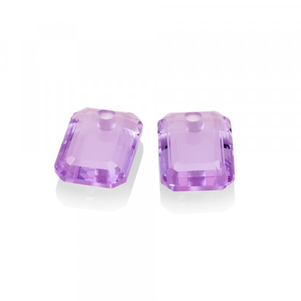Sparkling Jewels - Baguette Oorbel Edelstenen EAGEM41-EC Violet