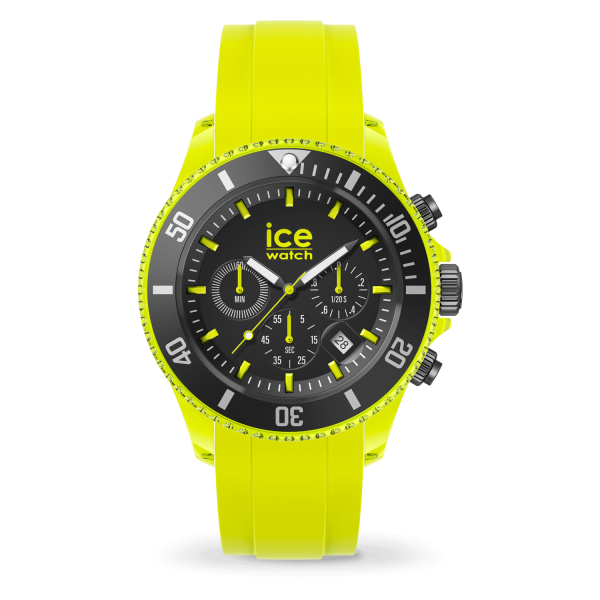 Ice-Watch - Chronograaf IW019843 Neon Yellow - Herenhorloge