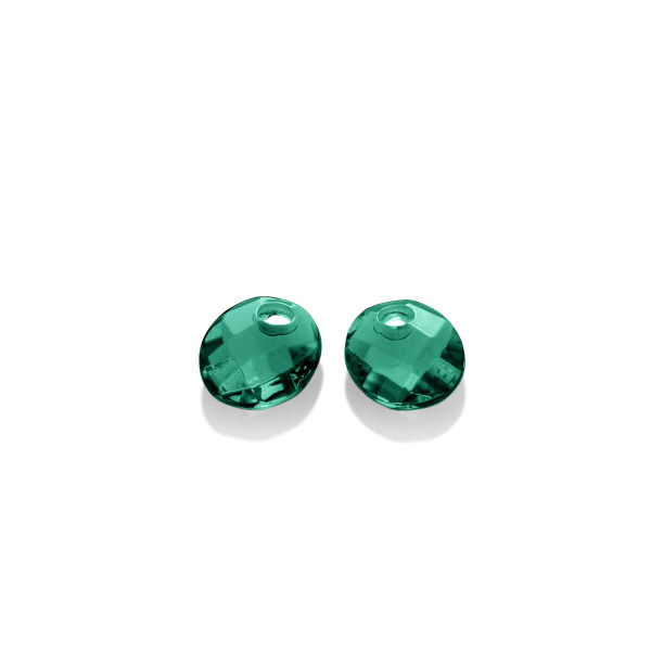 Sparkling Jewels Petrol Green Quartz Twist Oval Oorbel Edelsteen EAGEM52-SO