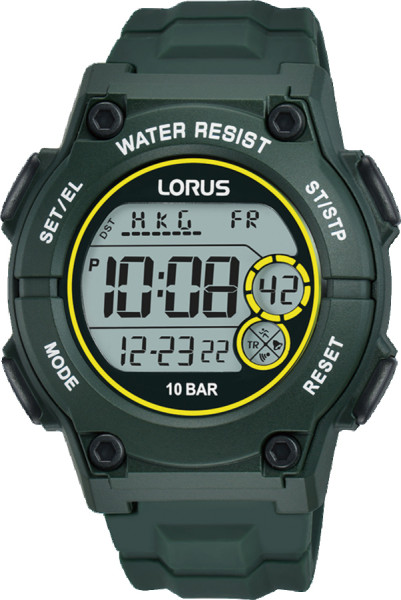 LORUS Digitale kunststof-siliconen heren horloge R2333PX9