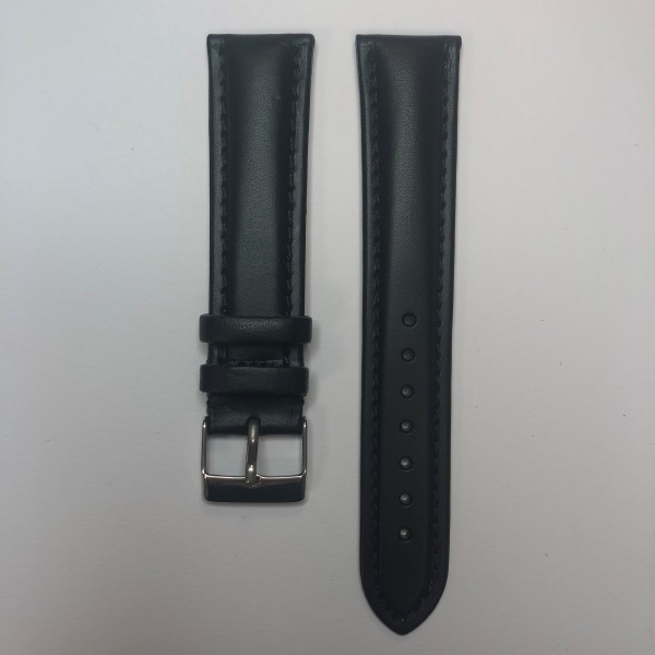 Remerko Horlogeband - Zwart - 20mm