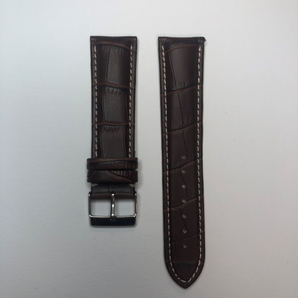Remerko Horlogeband - Midden Bruin - 22mm