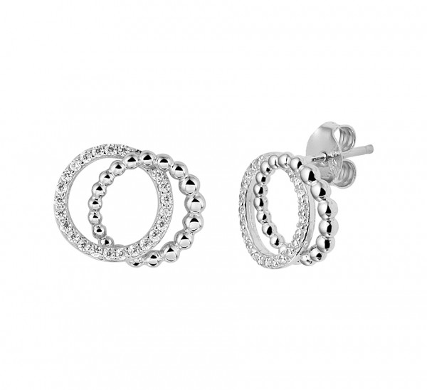 Zilveren Ringen Oorbellen - 1329247
