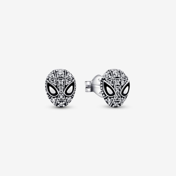 Pandora Marvel Spider-Man Mask Pavé Oorknoppen 292354C01